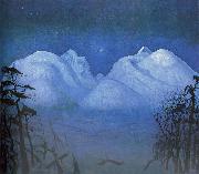 Vinternatt i fjellene Harald Sohlberg